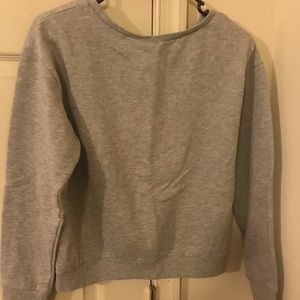 Grey & Black Holy Chic Sweat Shirt